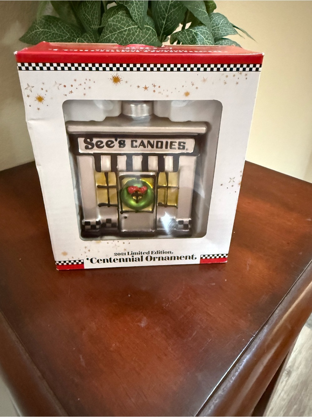 New 2021 Limited Edition See’s Candies Centennial Ornament -